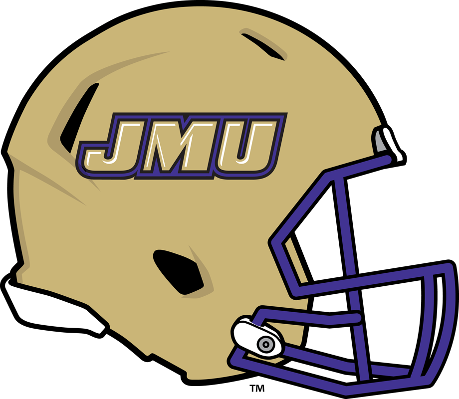 James Madison Dukes 2013-2016 Helmet Logo iron on transfers for clothing